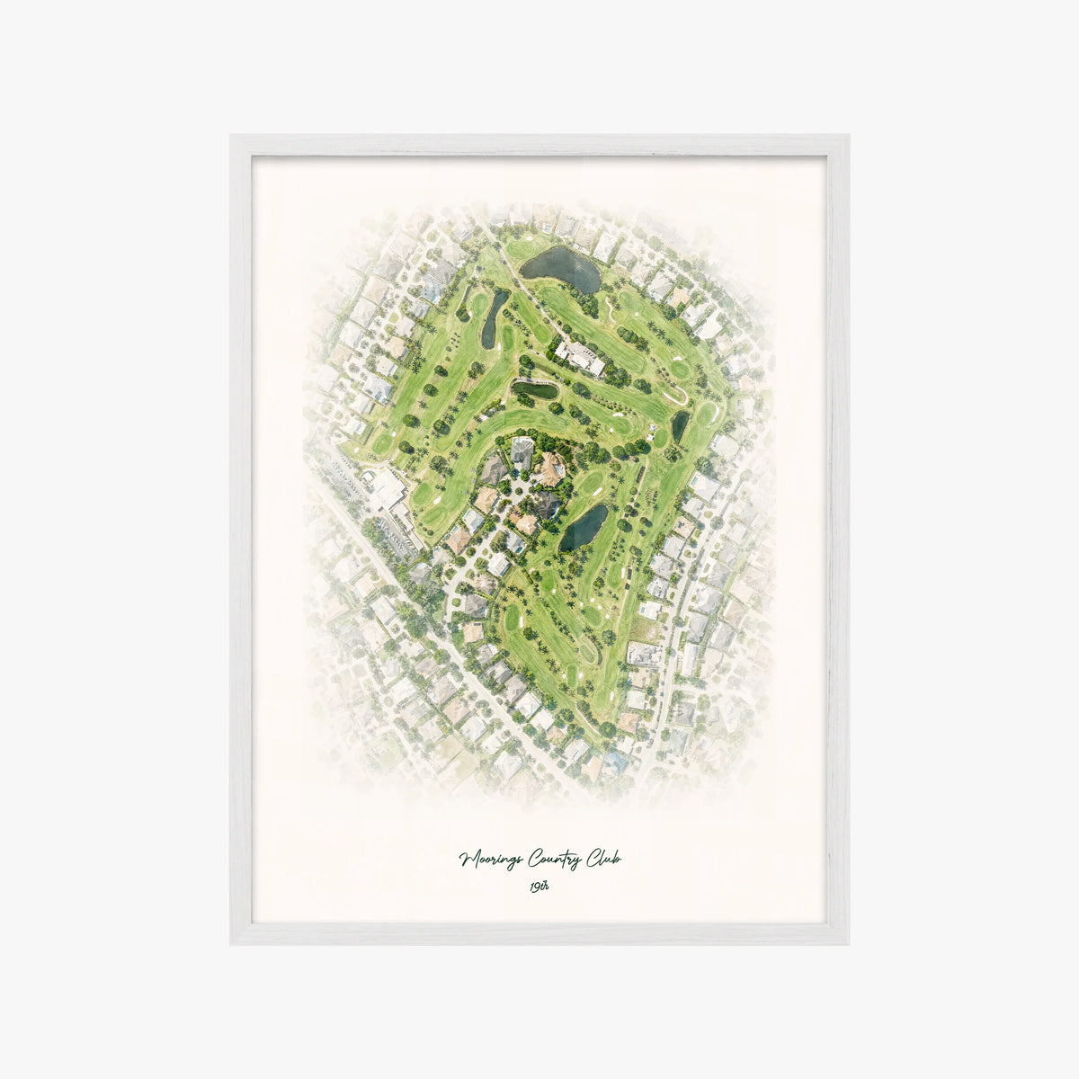 Moorings Country Club white frame