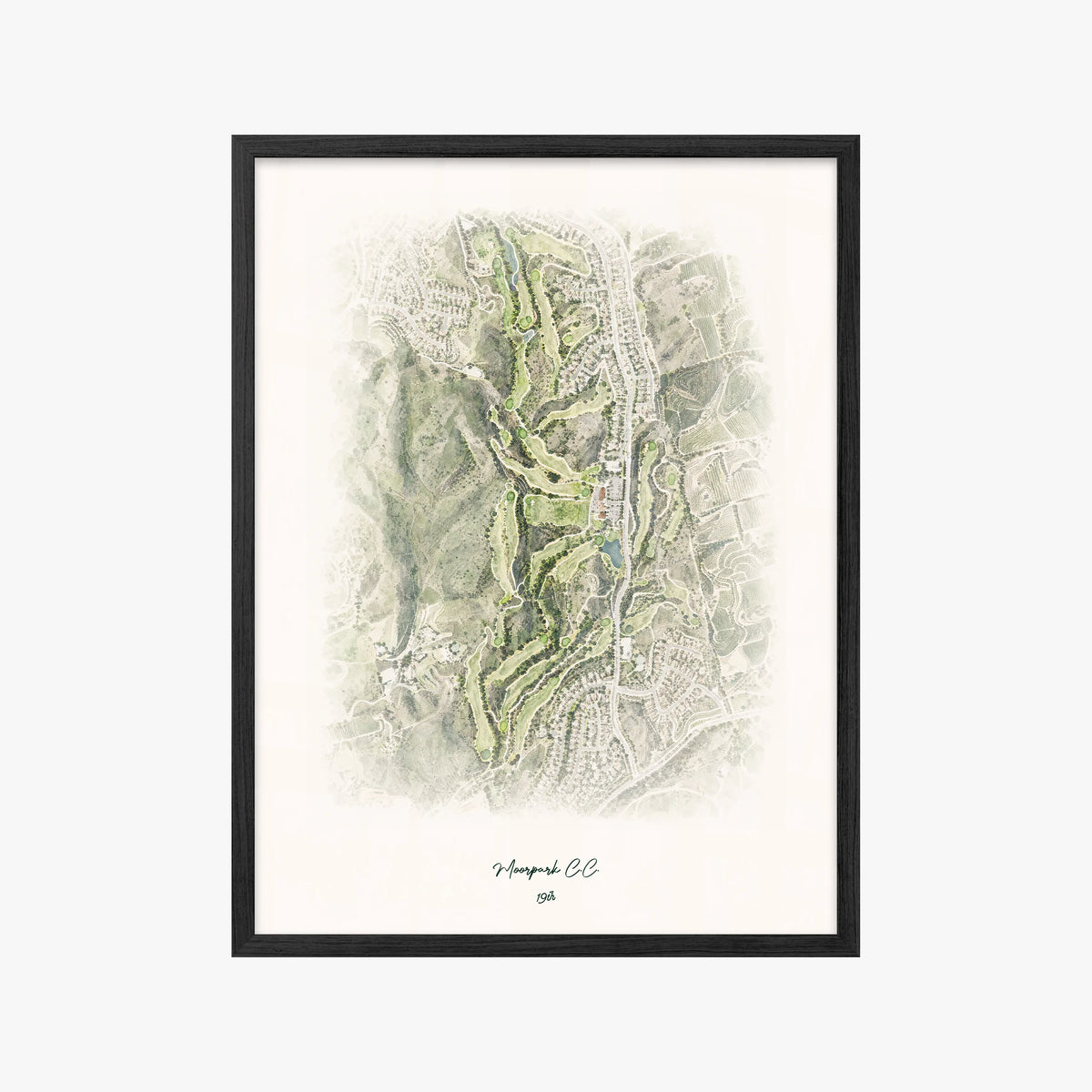 Moorpark C.C. black frame