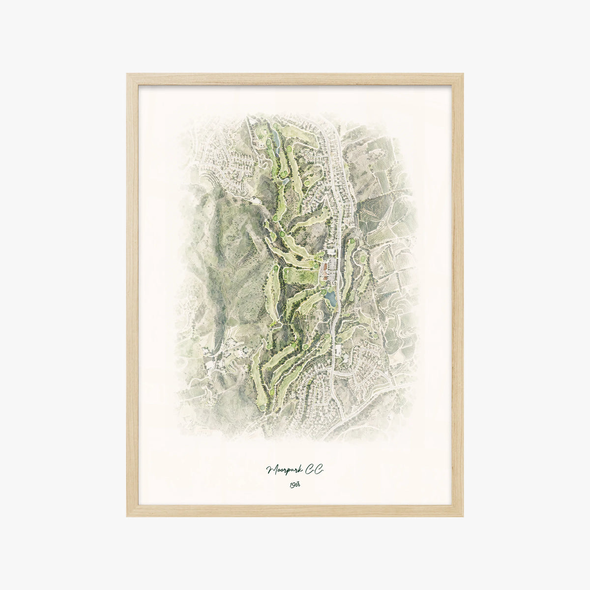 Moorpark C.C. wood frame