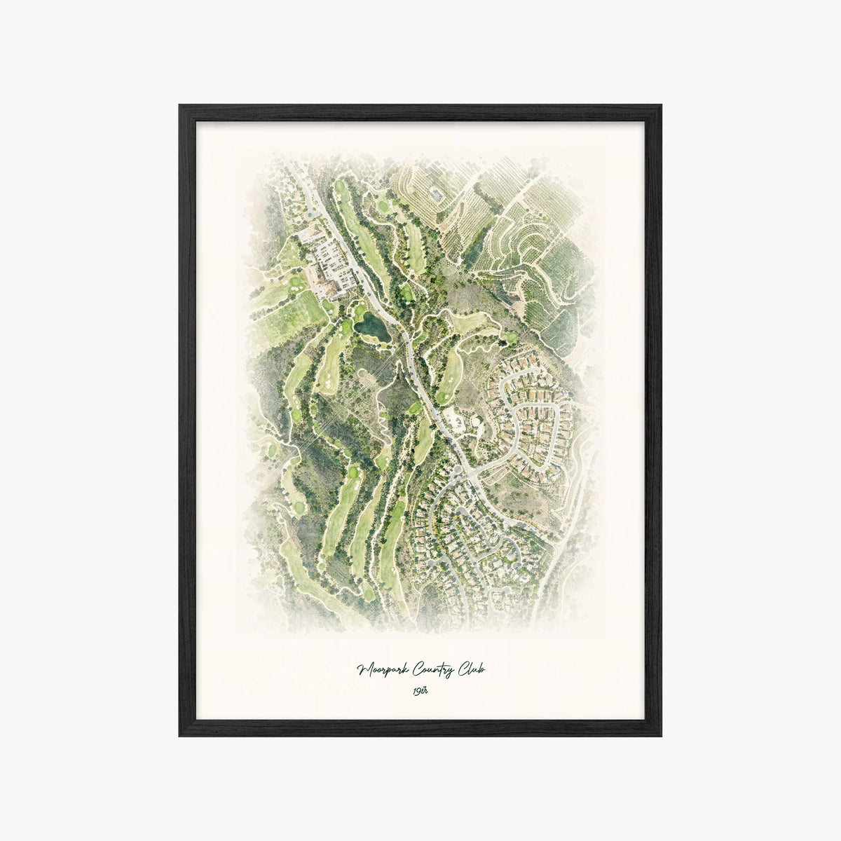 Moorpark Country Club black frame