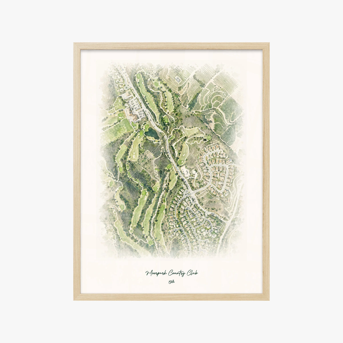 Moorpark Country Club wood frame