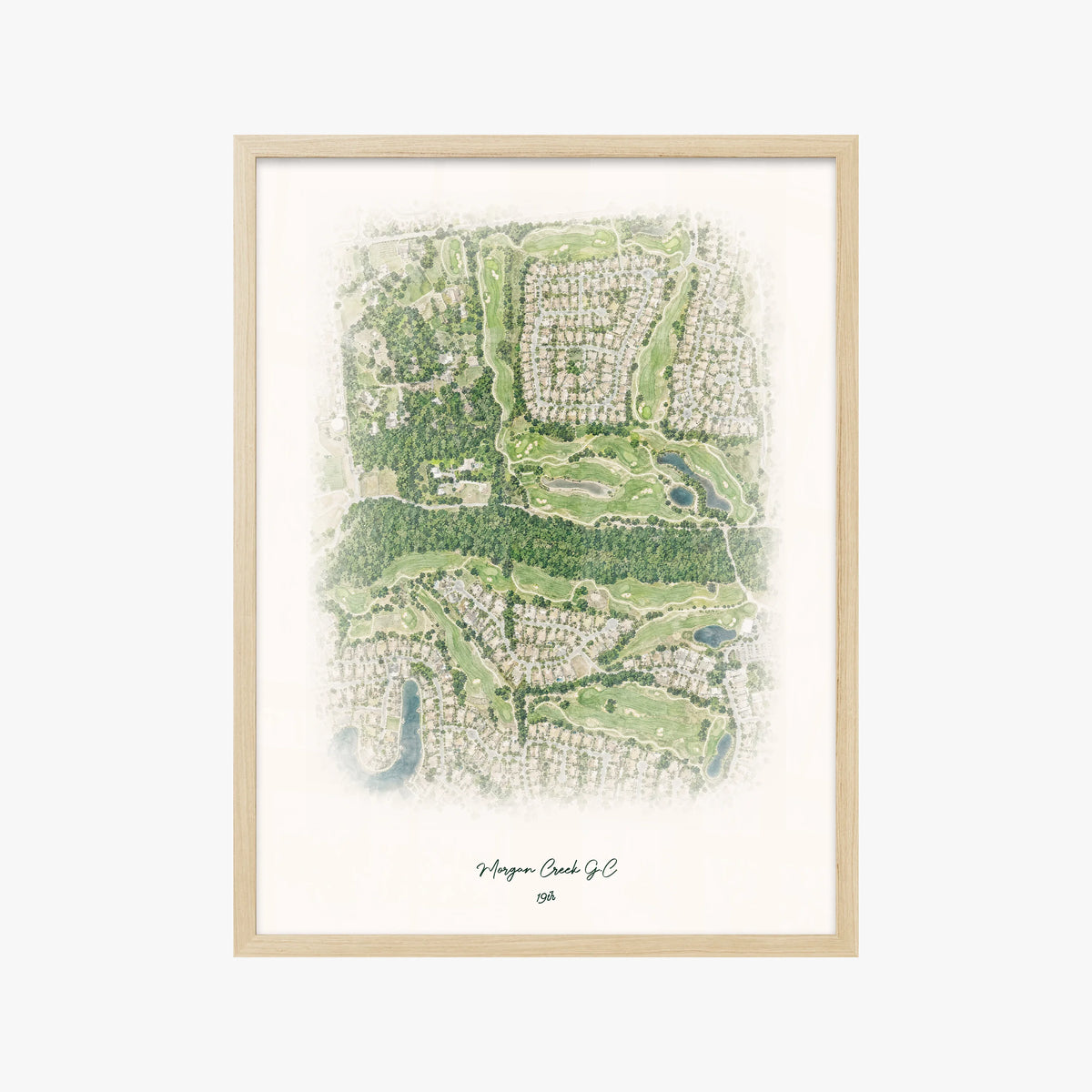 Morgan Creek G.C wood frame