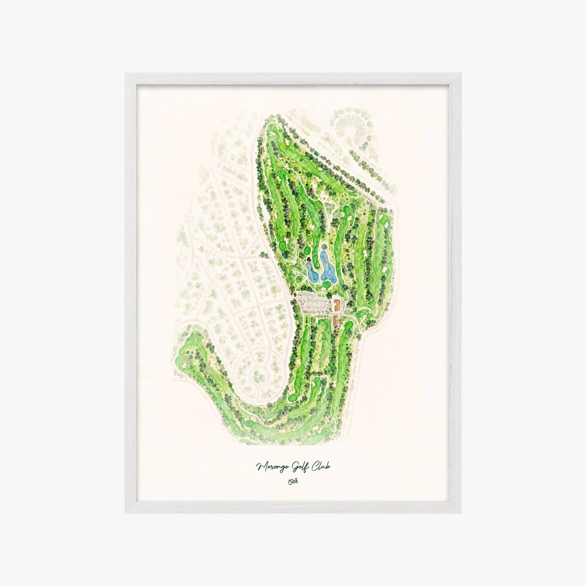 Morongo Golf Club white frame