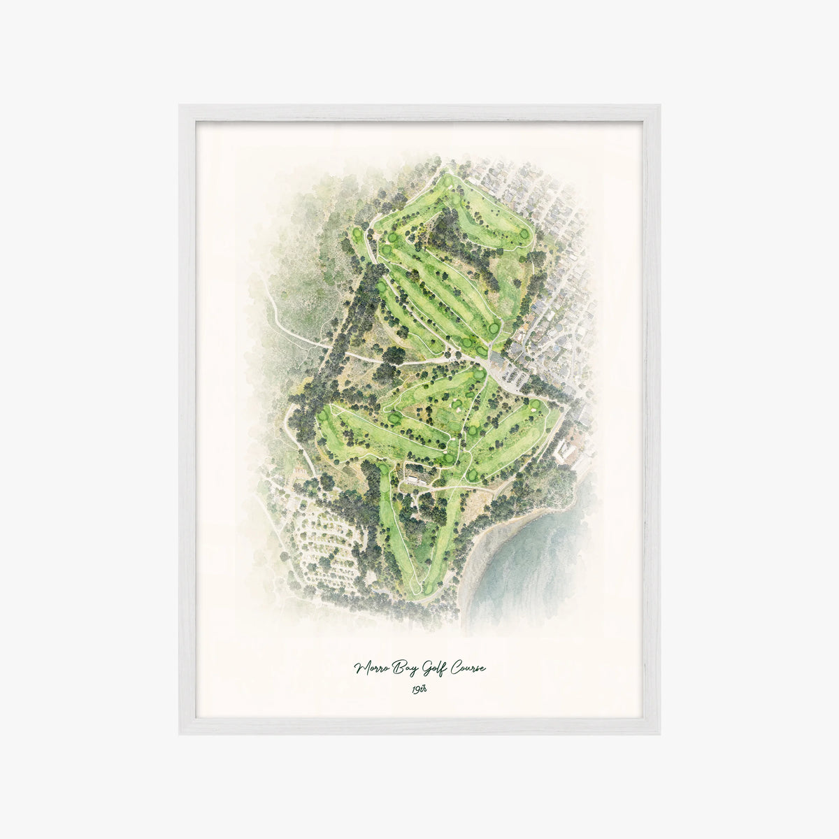 Morro Bay Golf Course white frame