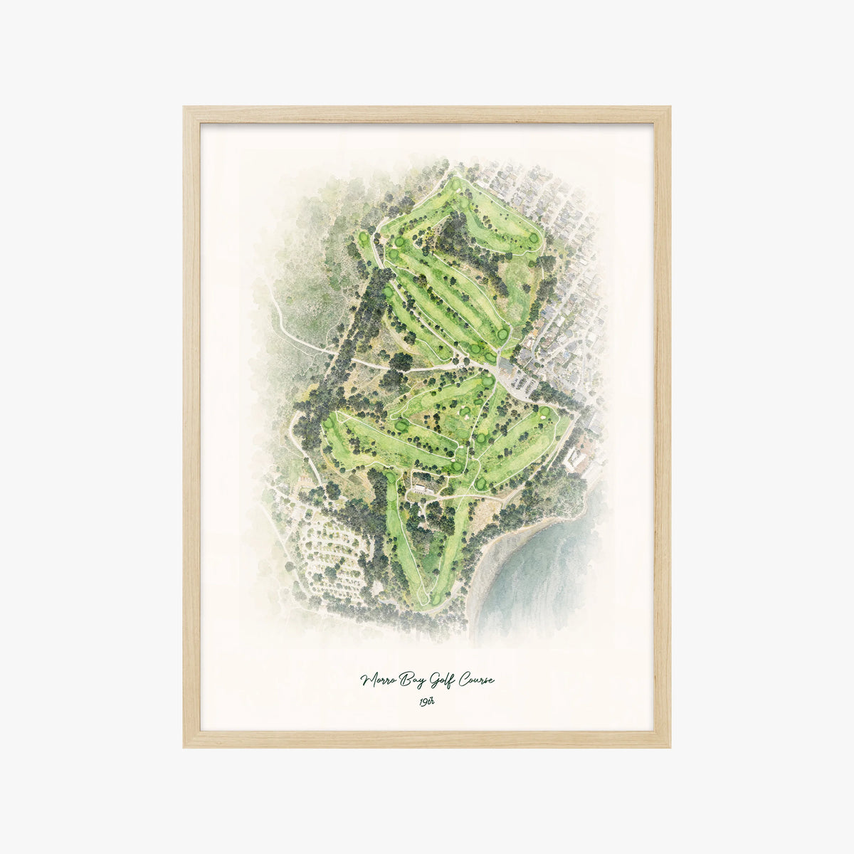 Morro Bay Golf Course wood frame
