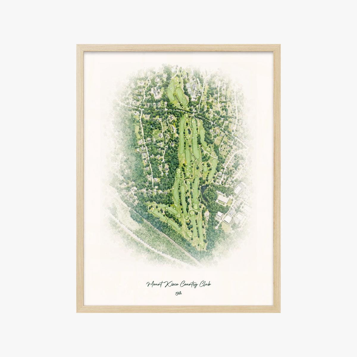 Mount Kisco Country Club wood frame