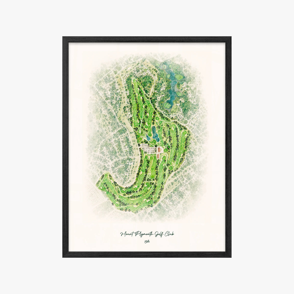 Mount Plymouth Golf Club black frame