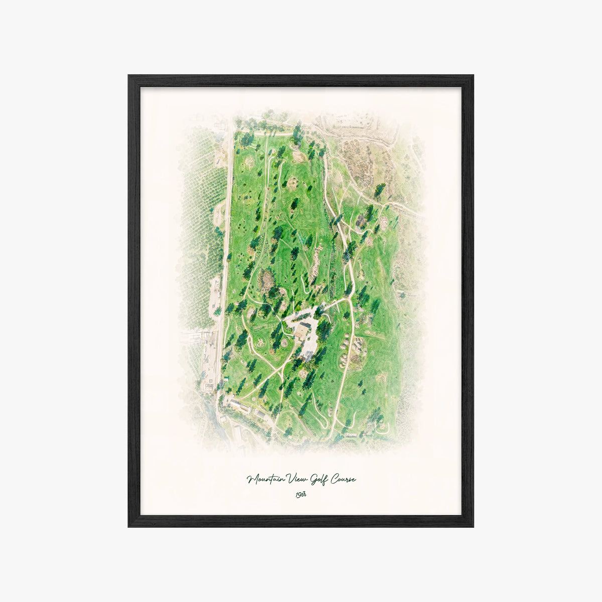 Mountain View Golf Course black frame