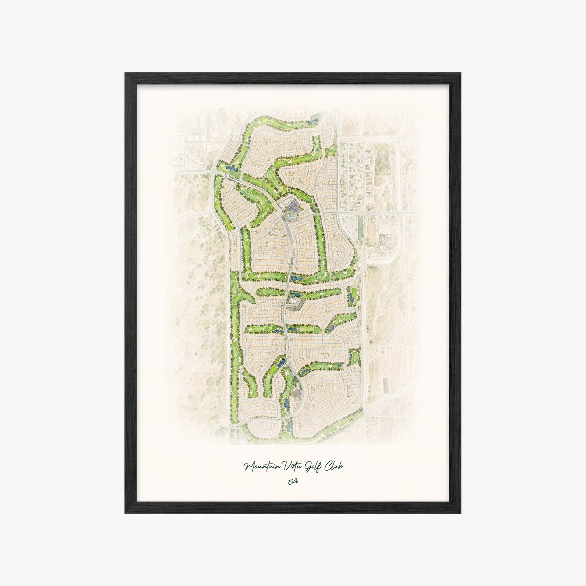 Mountain Vista Golf Club black frame