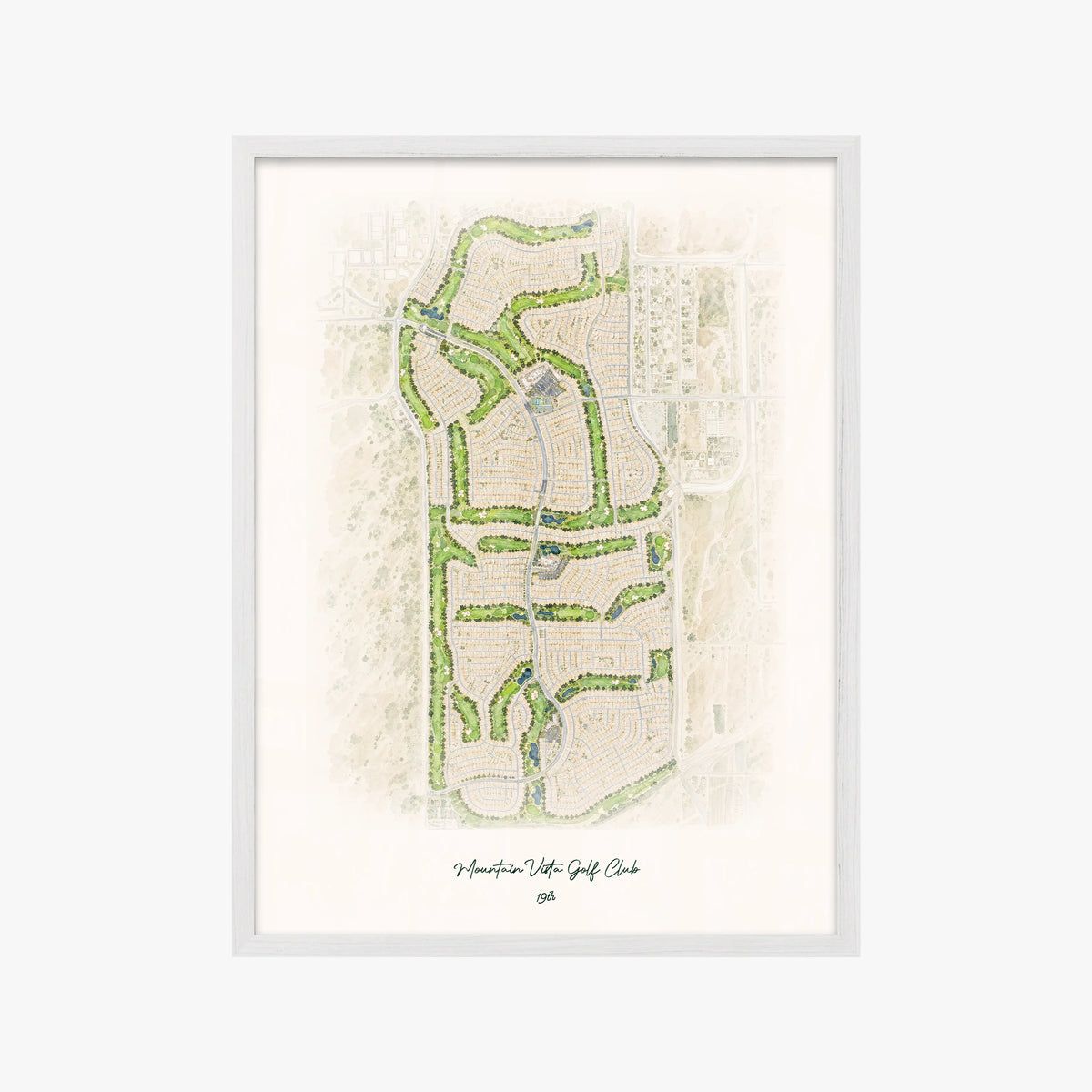 Mountain Vista Golf Club white frame