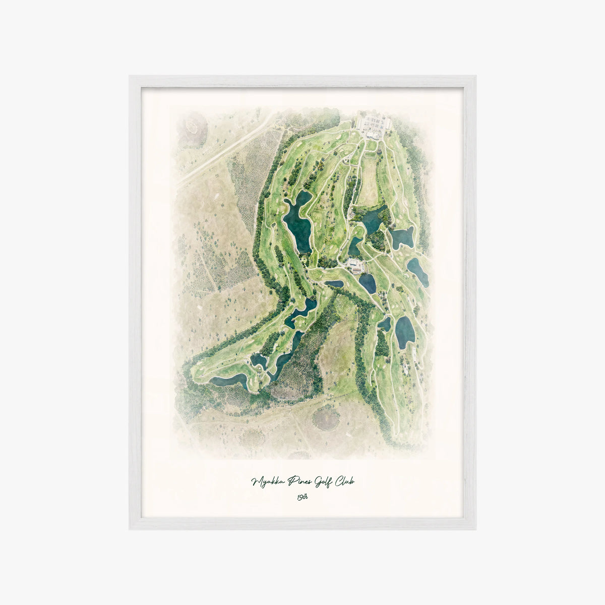 Myakka Pines Golf Club white frame