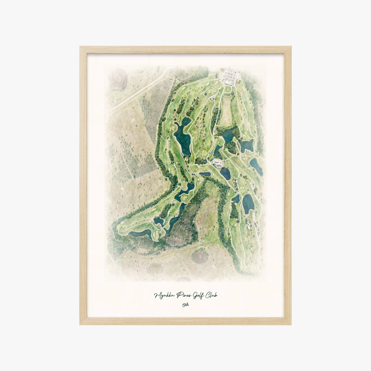 Myakka Pines Golf Club wood frame