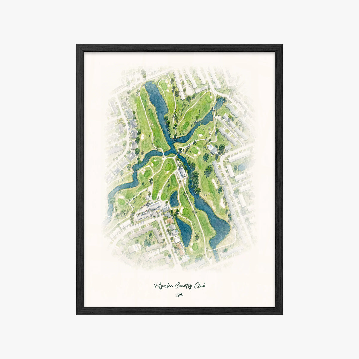 Myerlee Country Club black frame