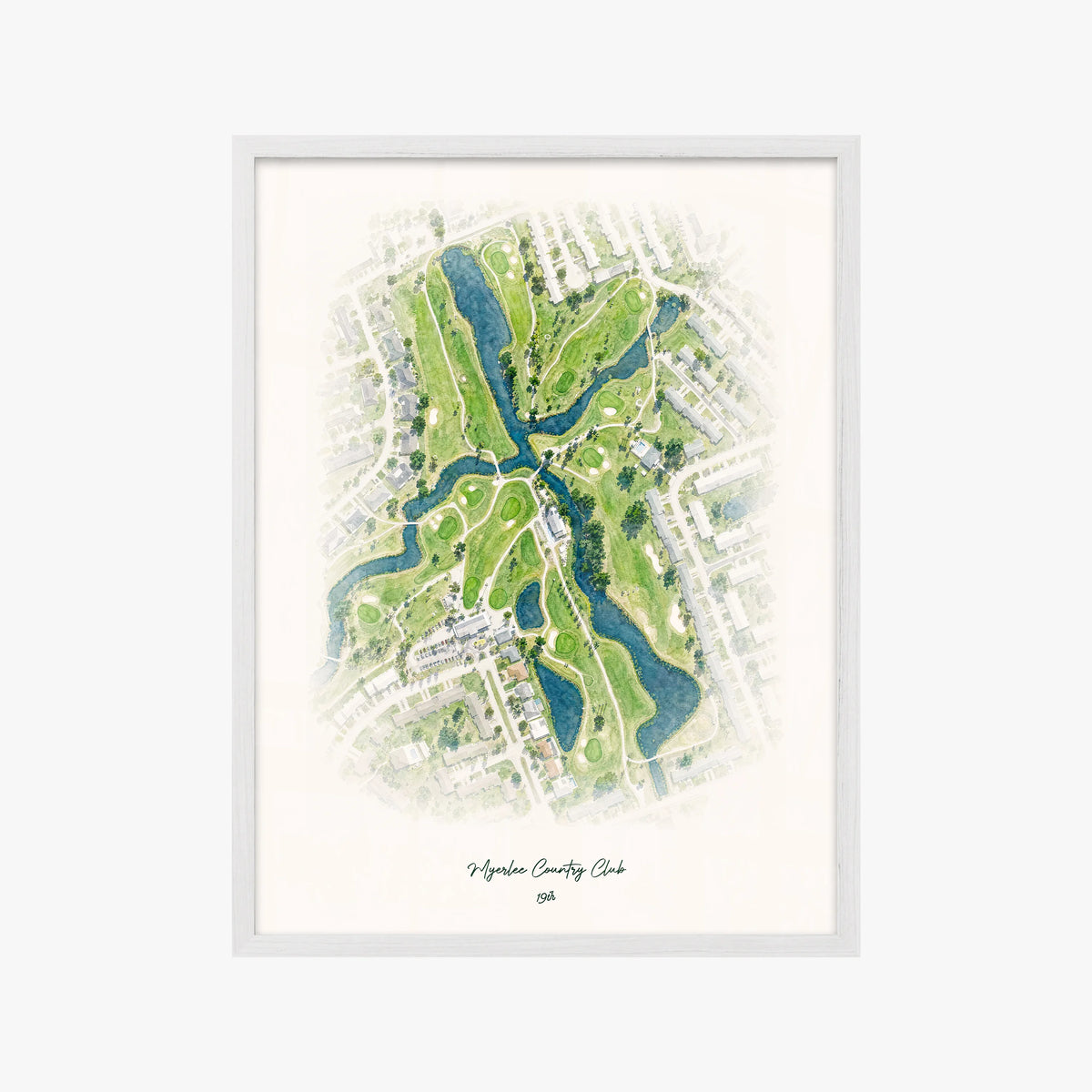 Myerlee Country Club white frame