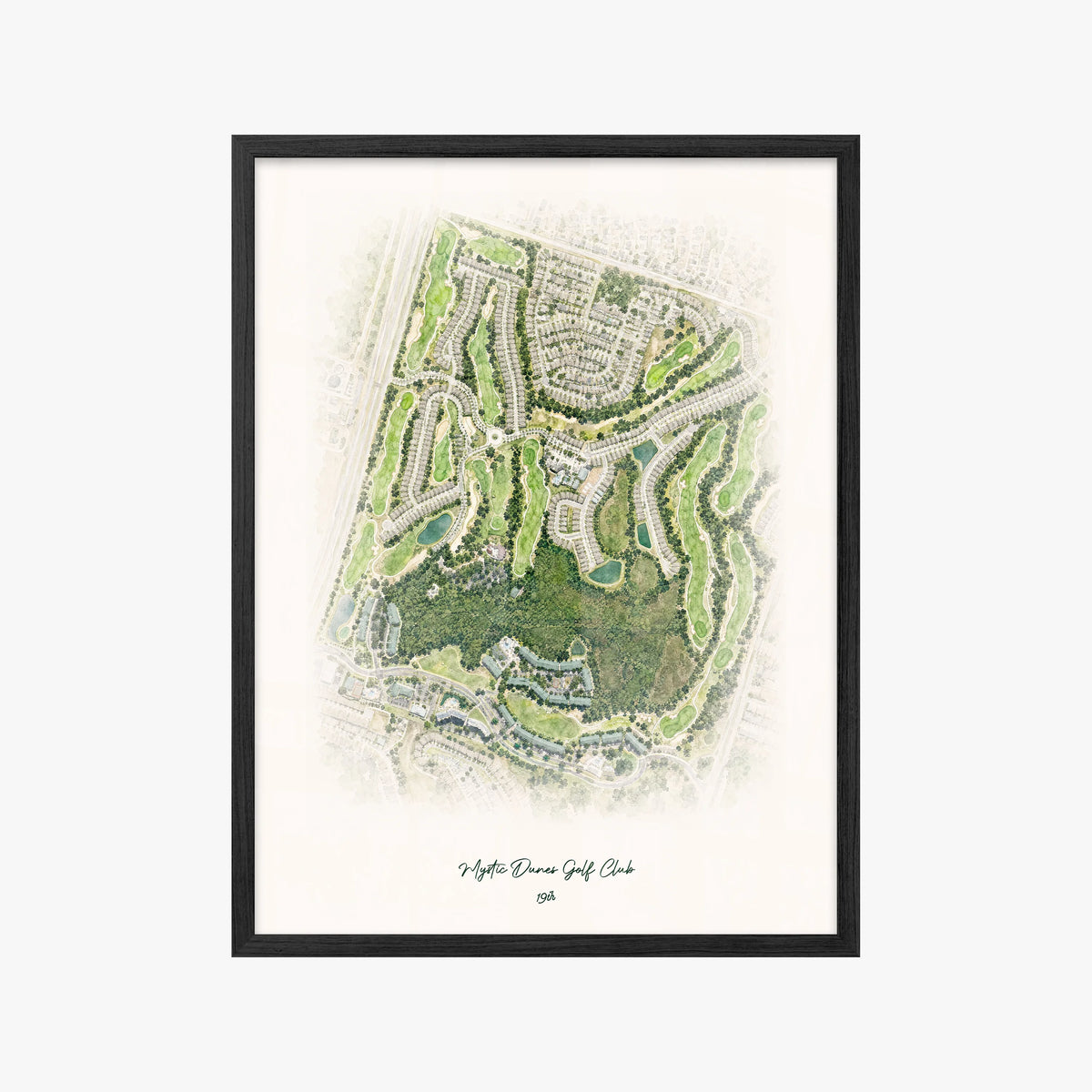 Mystic Dunes Golf Club black frame