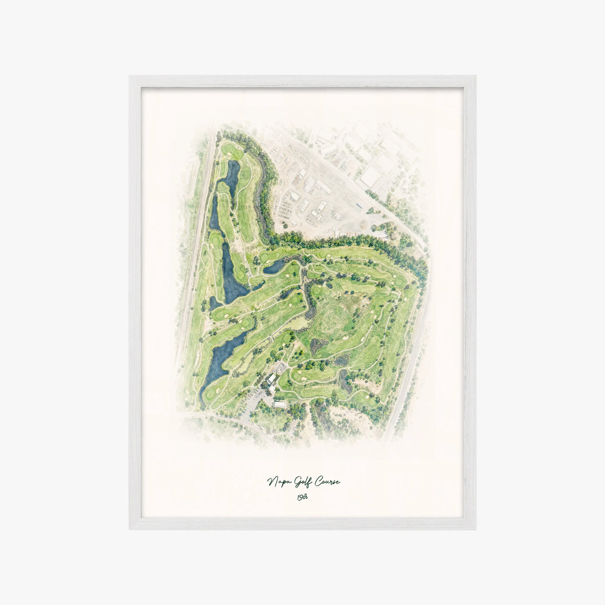 Napa Golf Course white frame