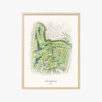 Napa Golf Course wood frame