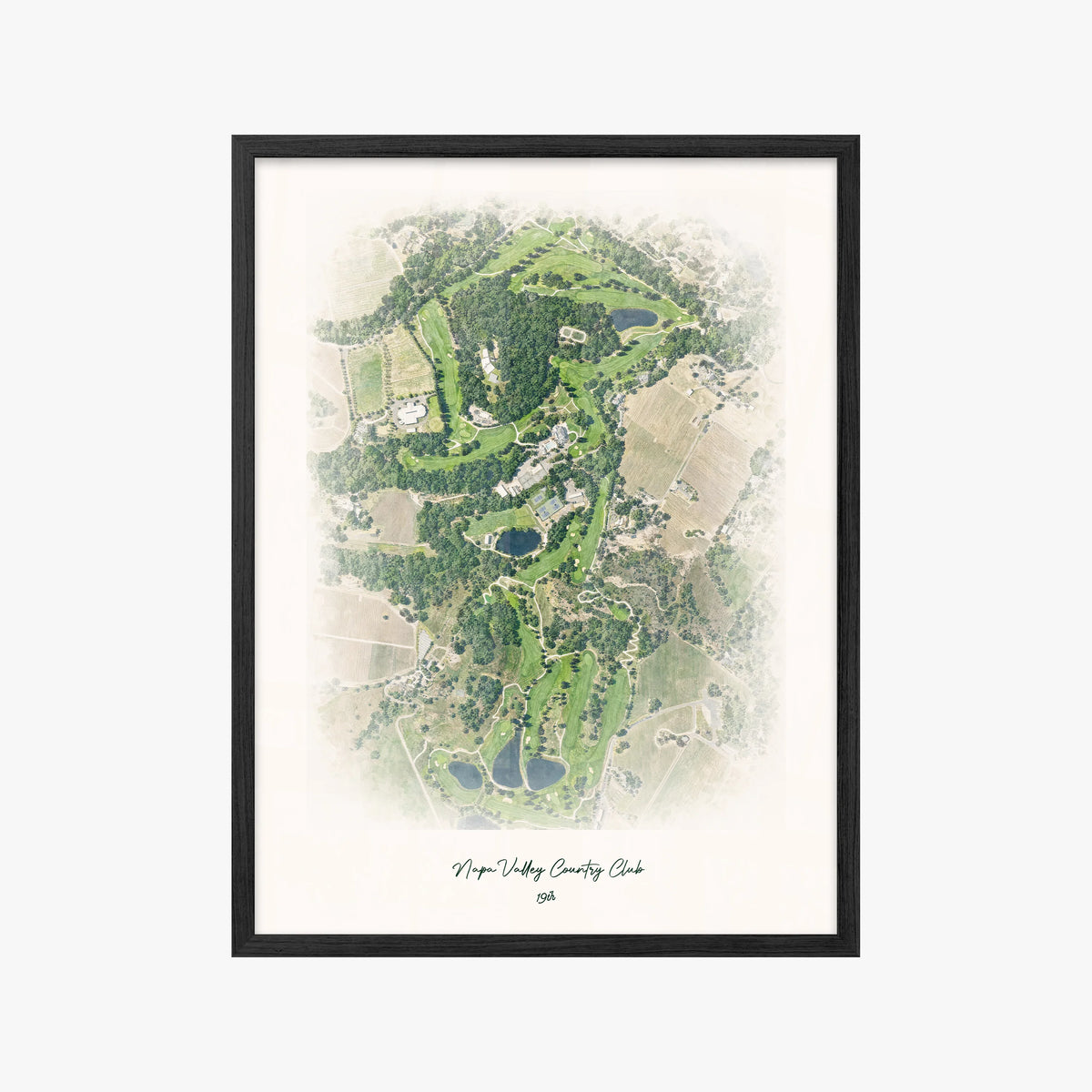Napa Valley Country Club black frame