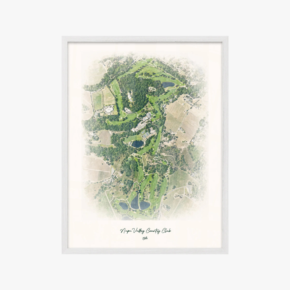 Napa Valley Country Club white frame