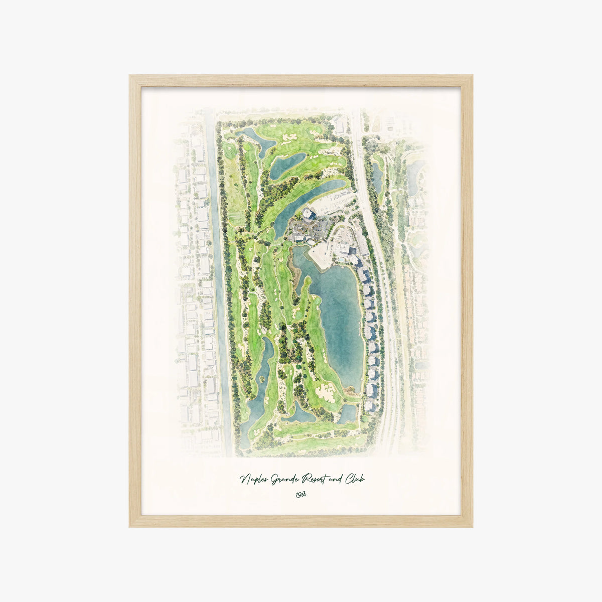 Naples Grande Resort and Club wood frame