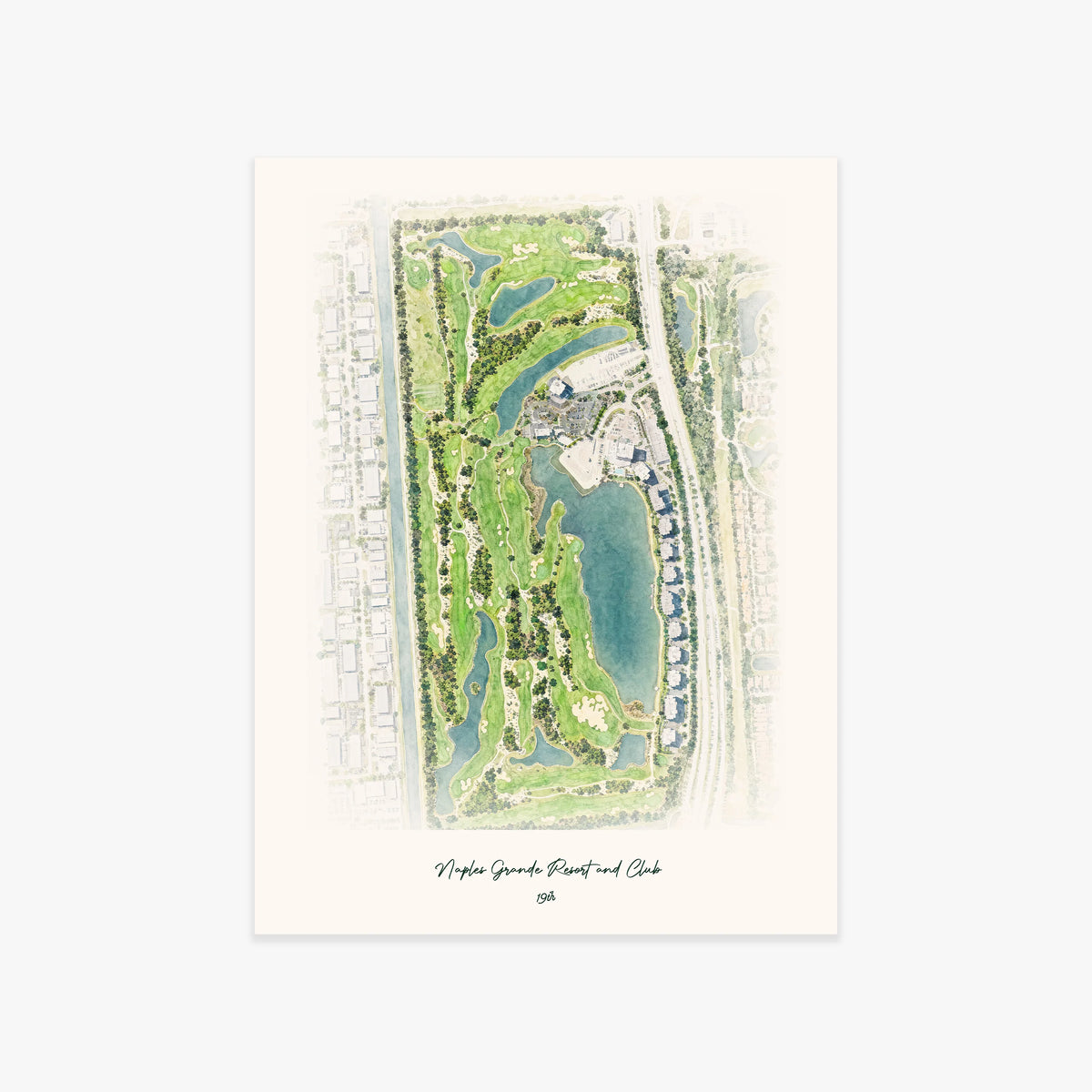 Naples Grande Resort and Club printed artwork