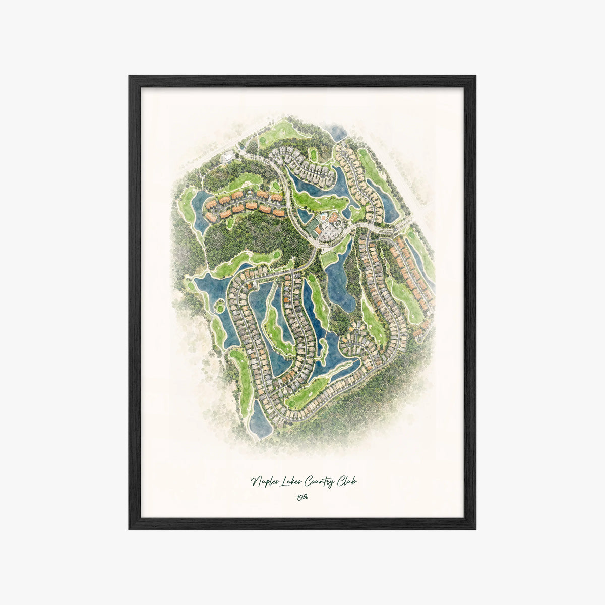 Naples Lakes Country Club black frame