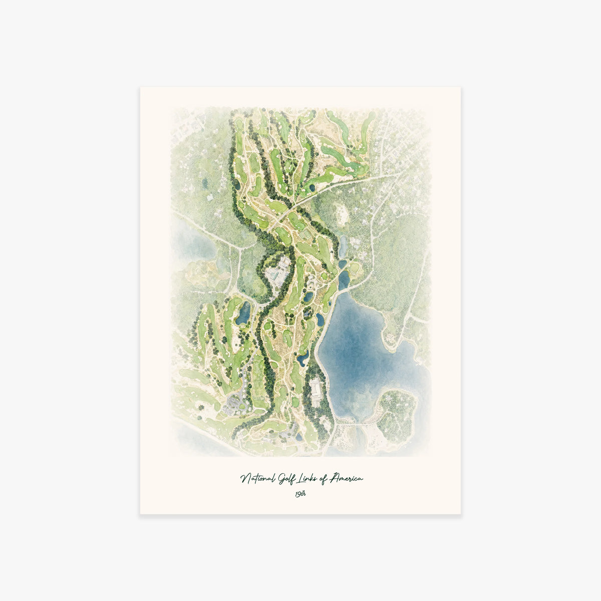 National Golf Links of America printed artwork