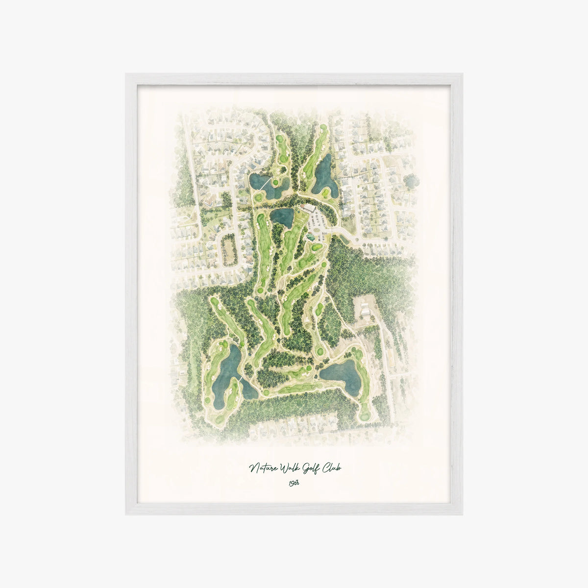 Nature Walk Golf Club white frame