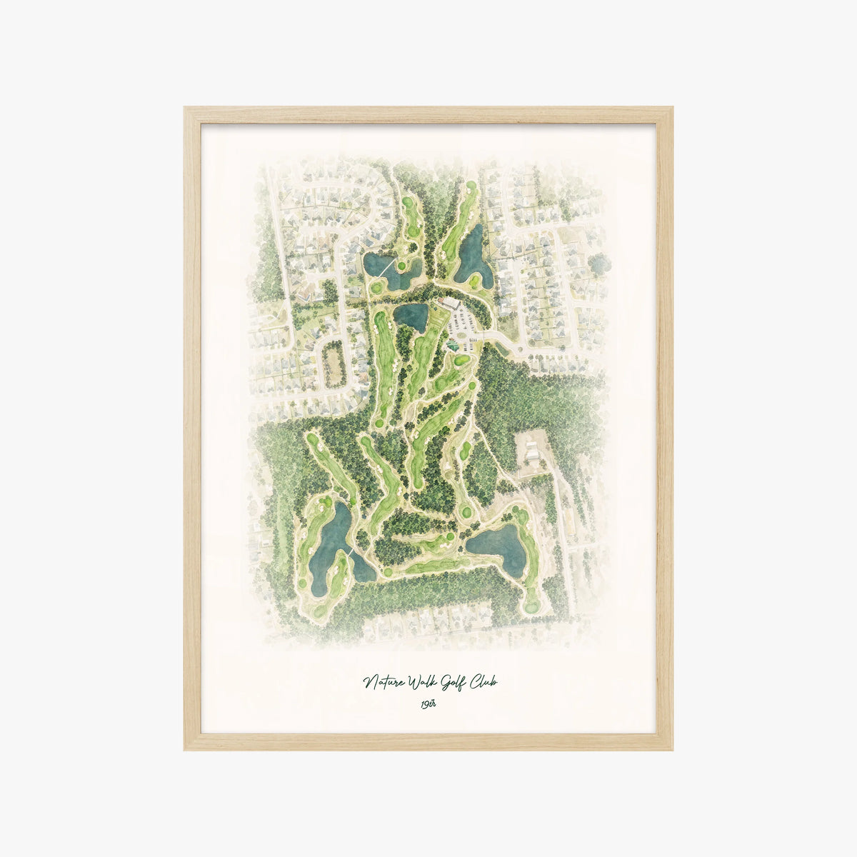 Nature Walk Golf Club wood frame
