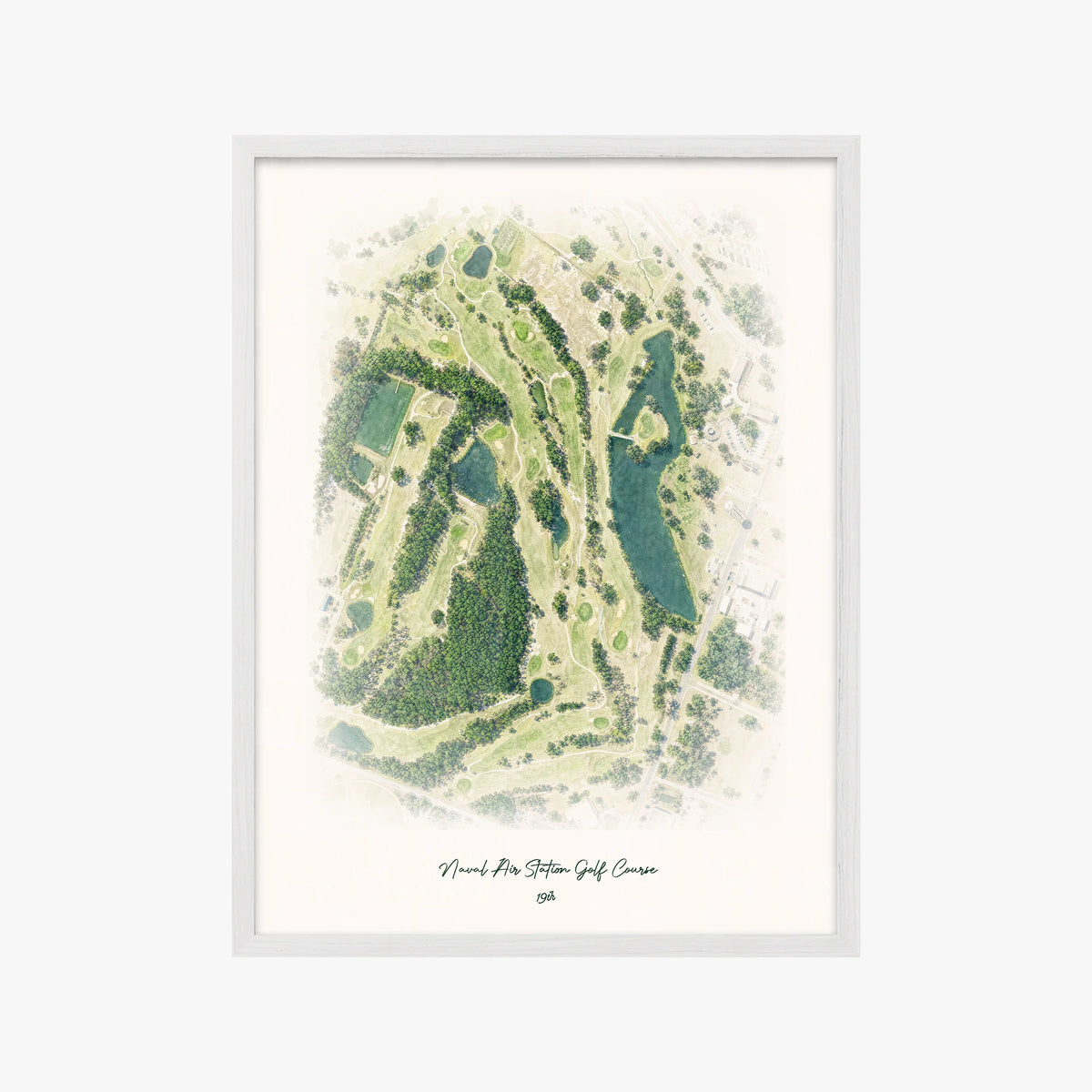 Naval Air Station Golf Course white frame