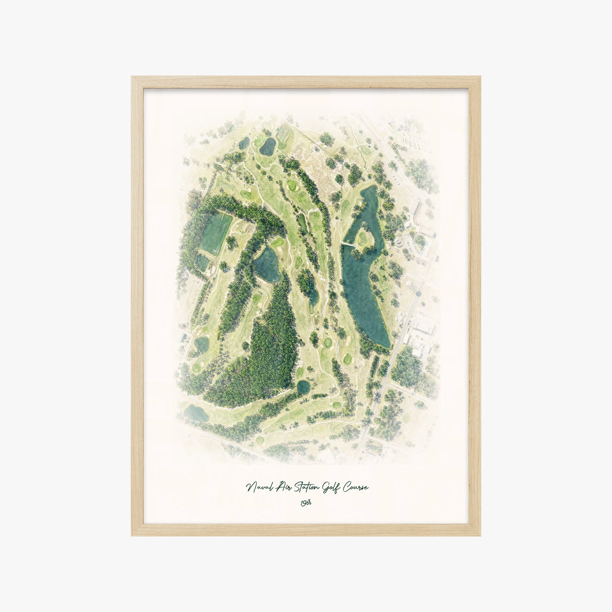Naval Air Station Golf Course wood frame