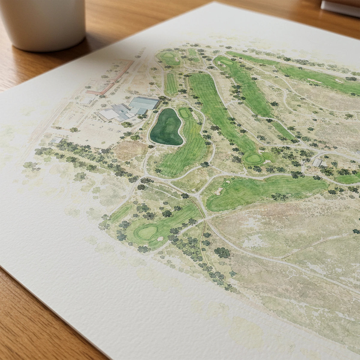 New Mexico Highlands University Golf Course mockup 4