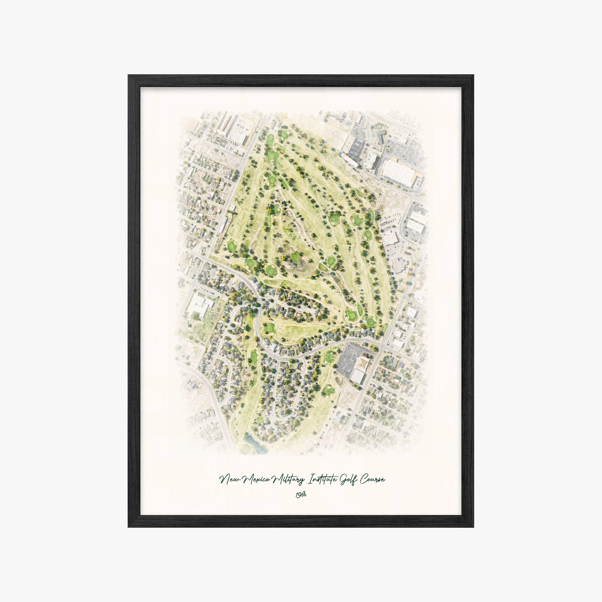 New Mexico Military Institute Golf Course black frame