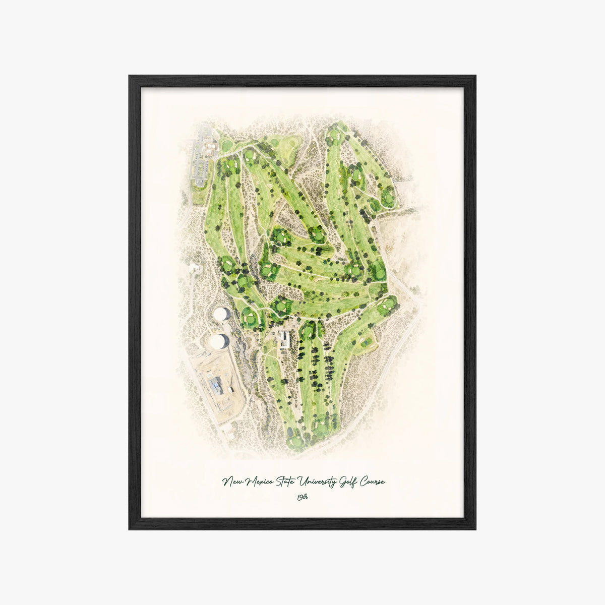 New Mexico State University Golf Course black frame