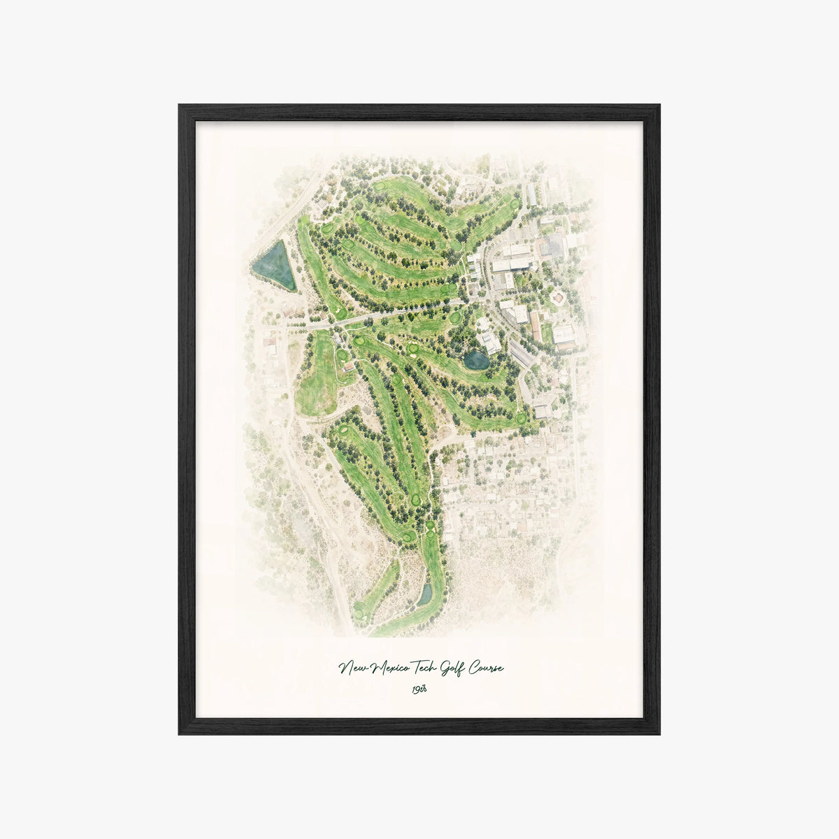 New Mexico Tech Golf Course black frame
