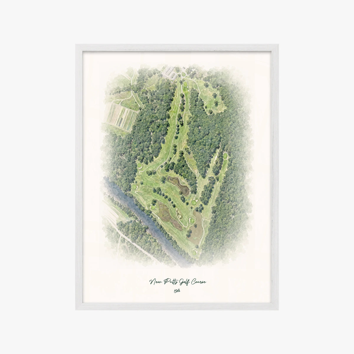 New Paltz Golf Course white frame