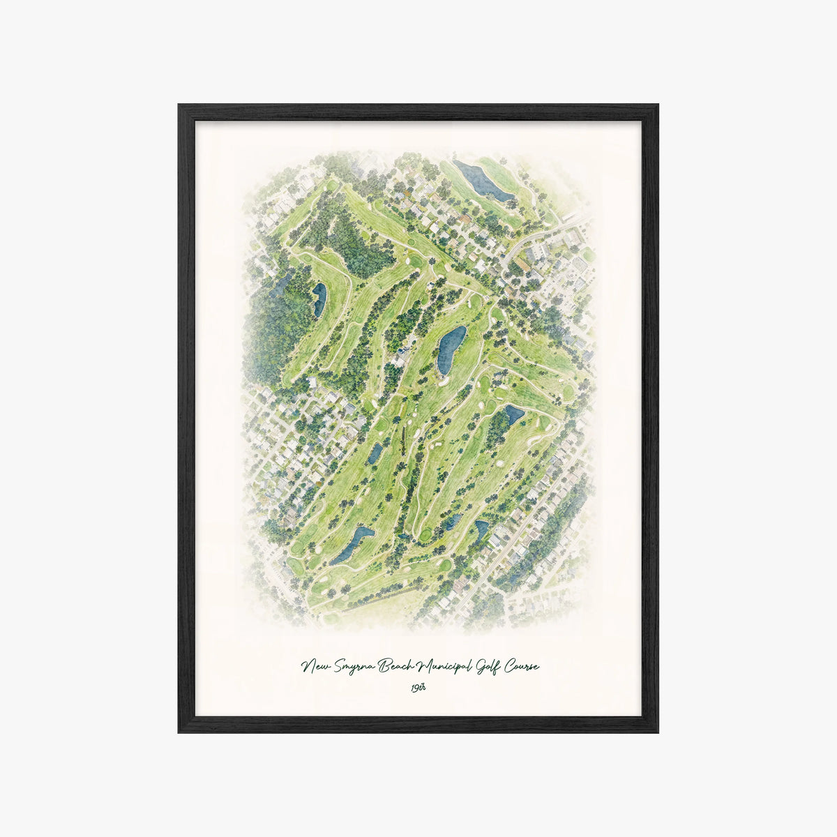New Smyrna Beach Municipal Golf Course black frame