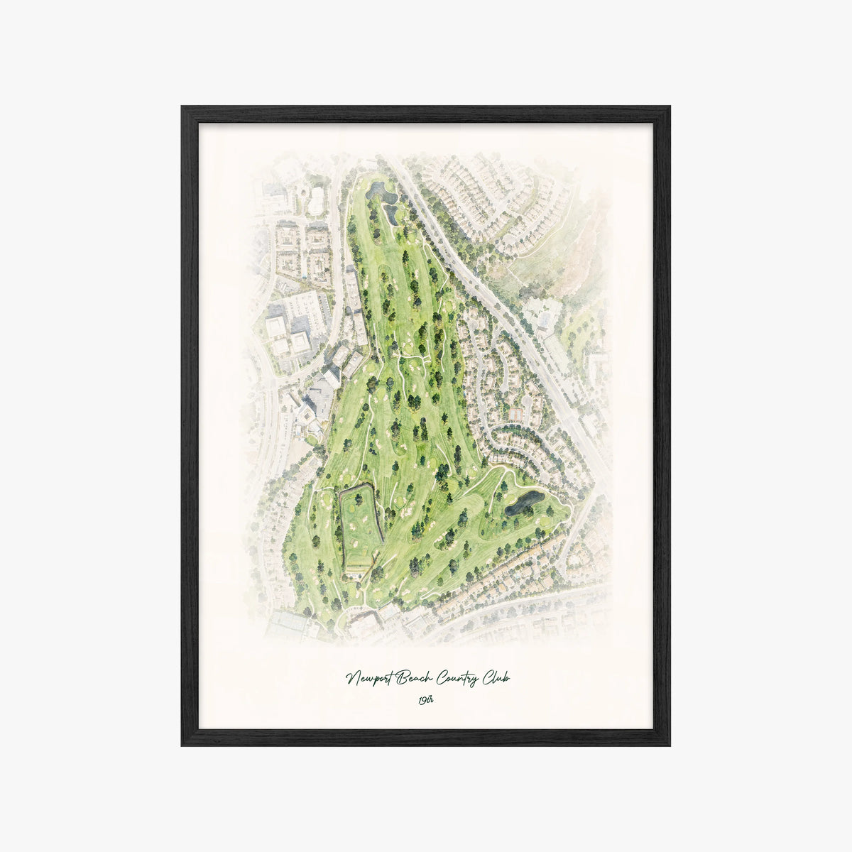 Newport Beach Country Club black frame