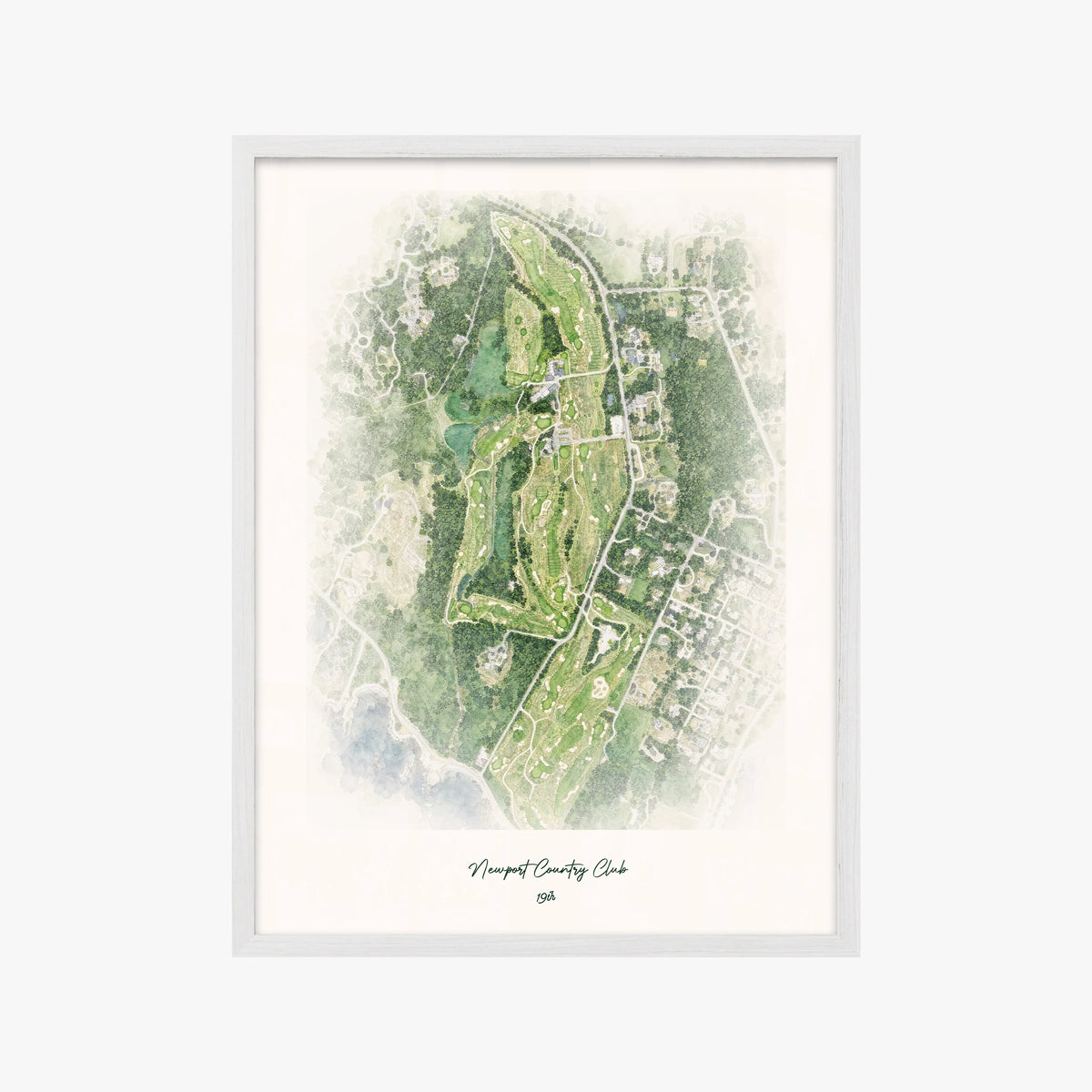 Newport Country Club white frame