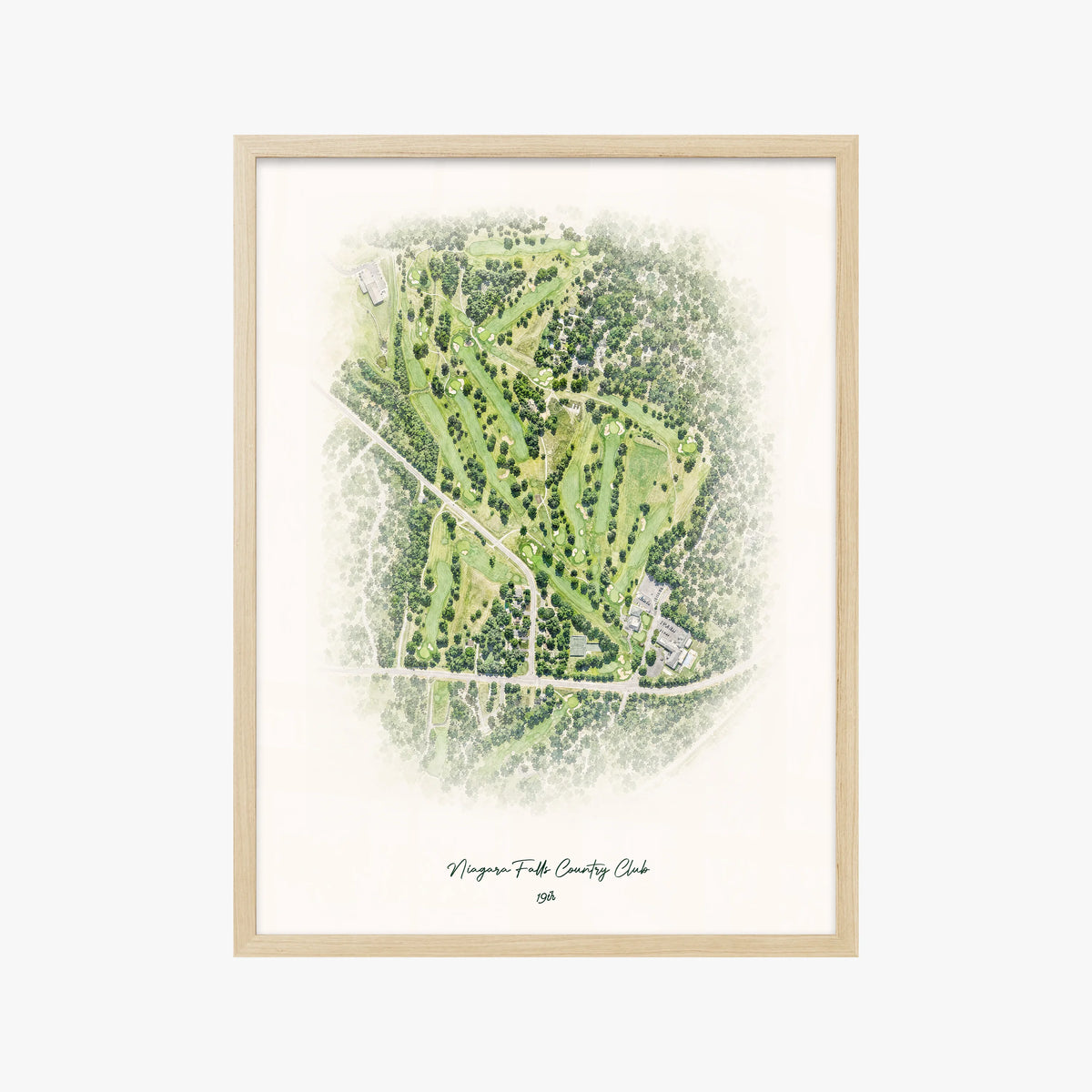 Niagara Falls Country Club wood frame