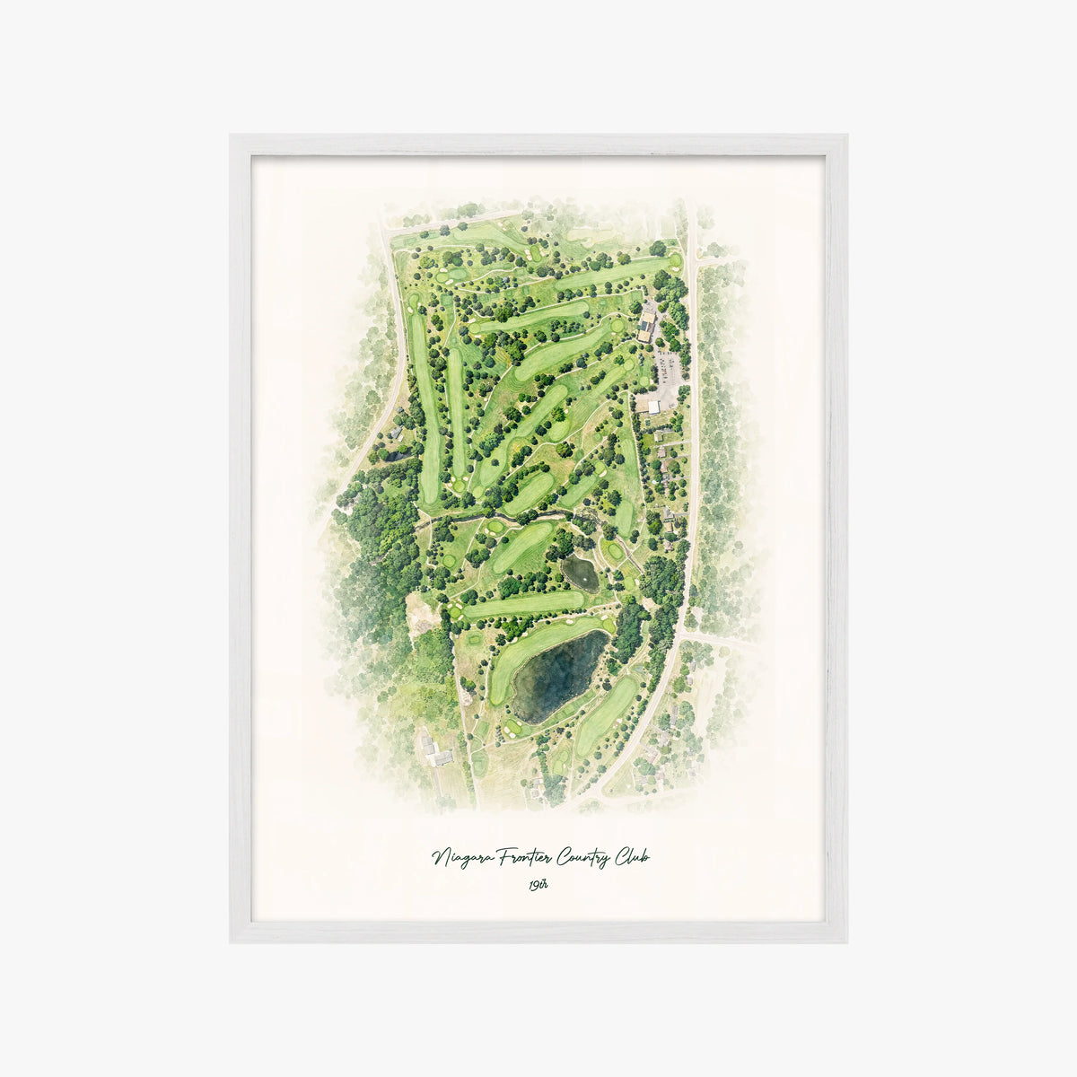Niagara Frontier Country Club white frame
