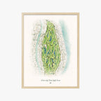 Normandy Shores Golf Course wood frame