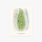 Normandy Shores Golf Course printed artwork