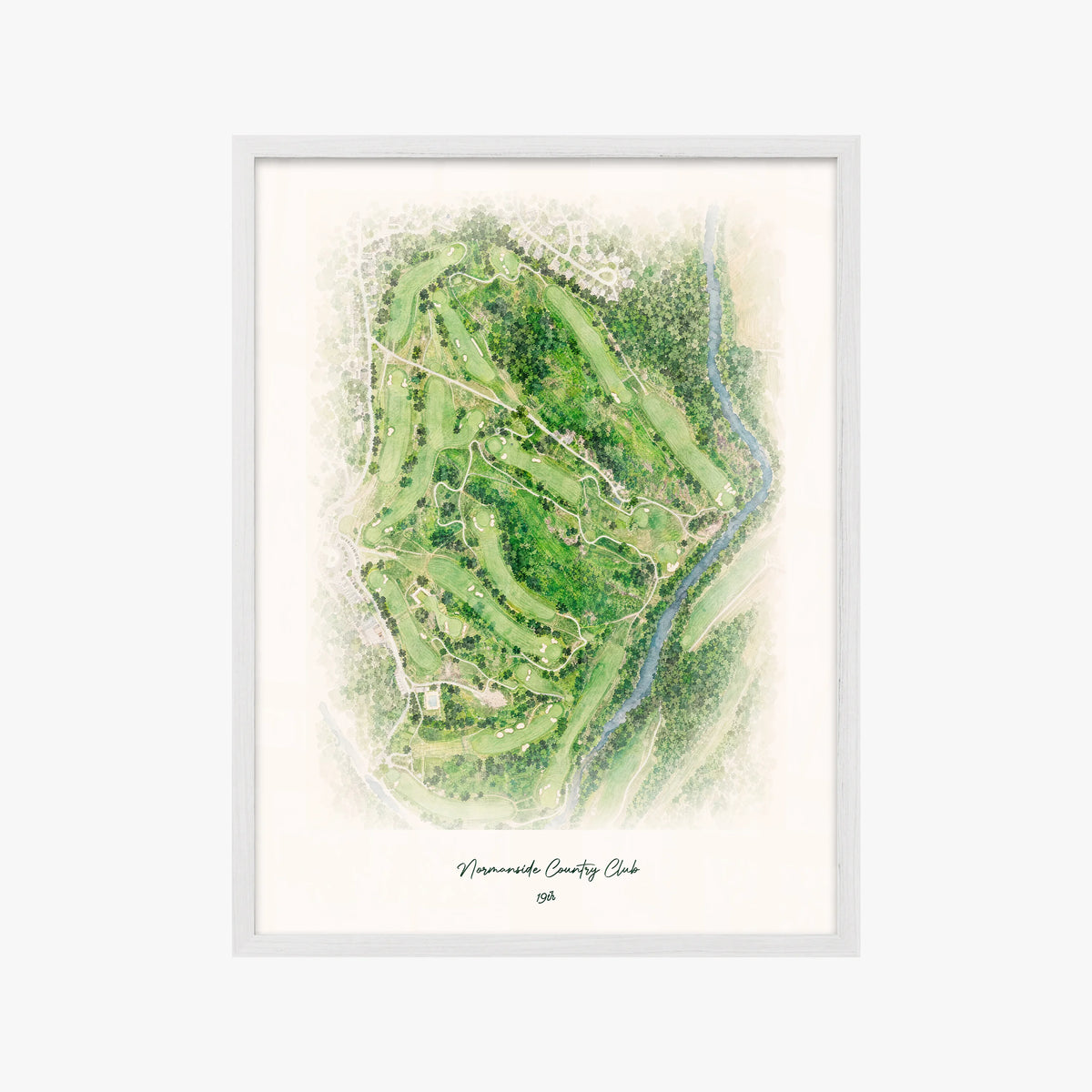 Normanside Country Club white frame