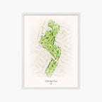 North Golf Course white frame