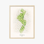 North Golf Course wood frame