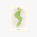 North Golf Course printed artwork