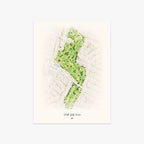 North Golf Course printed artwork