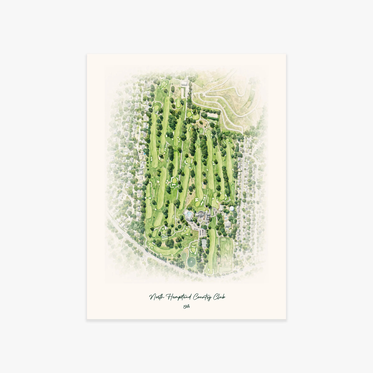 North Hempstead Country Club printed artwork