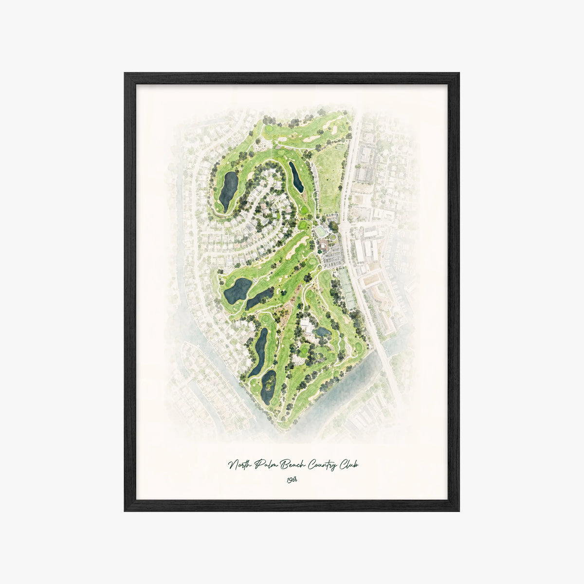 North Palm Beach Country Club black frame